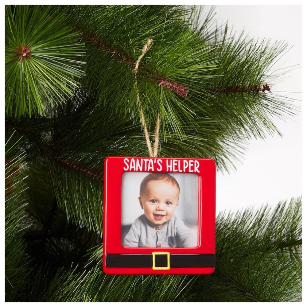 🌸3 for 2🌸 Santa's Helper Photo Frame Ornament